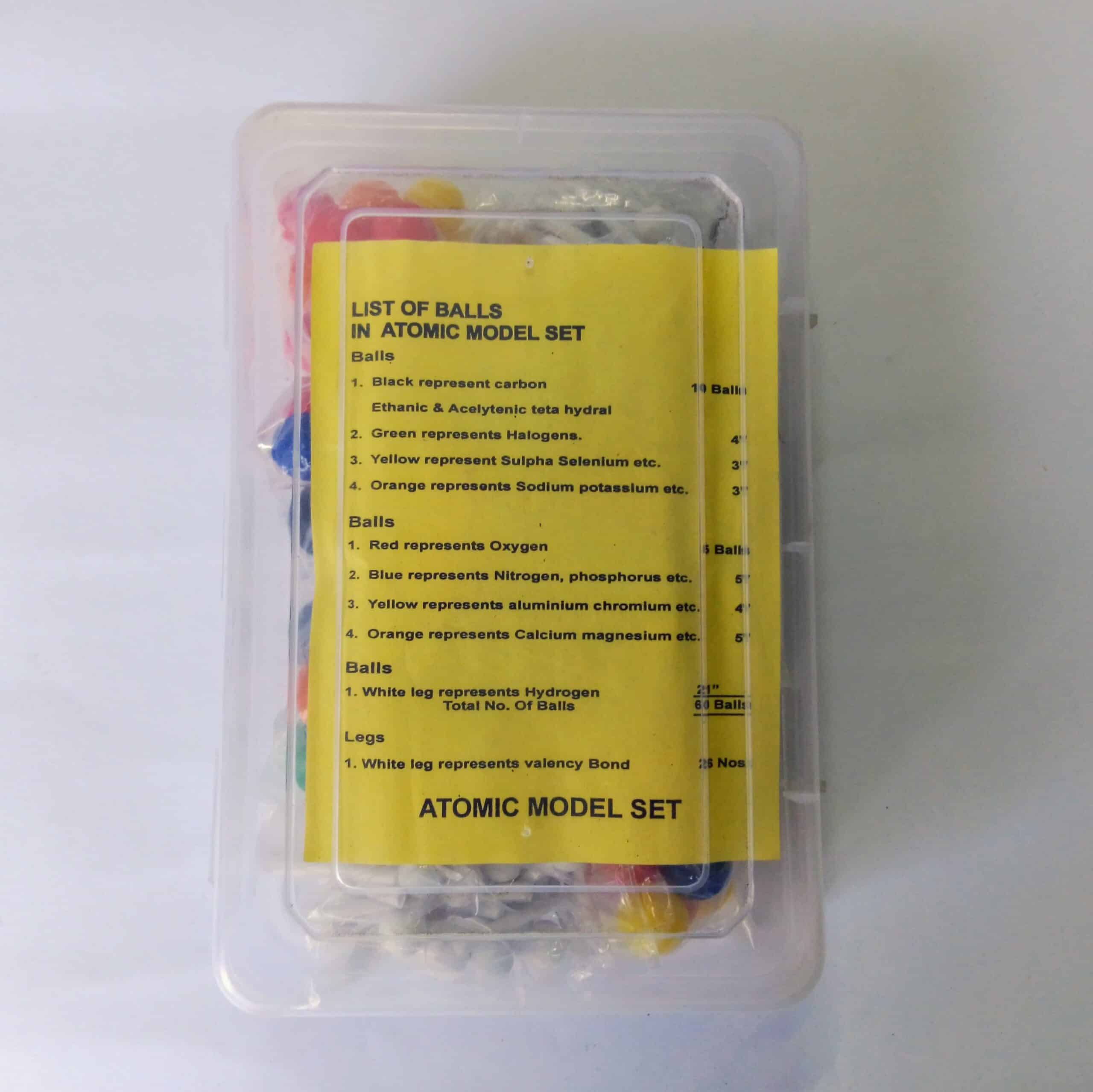 Atomic model for chemistry lab use